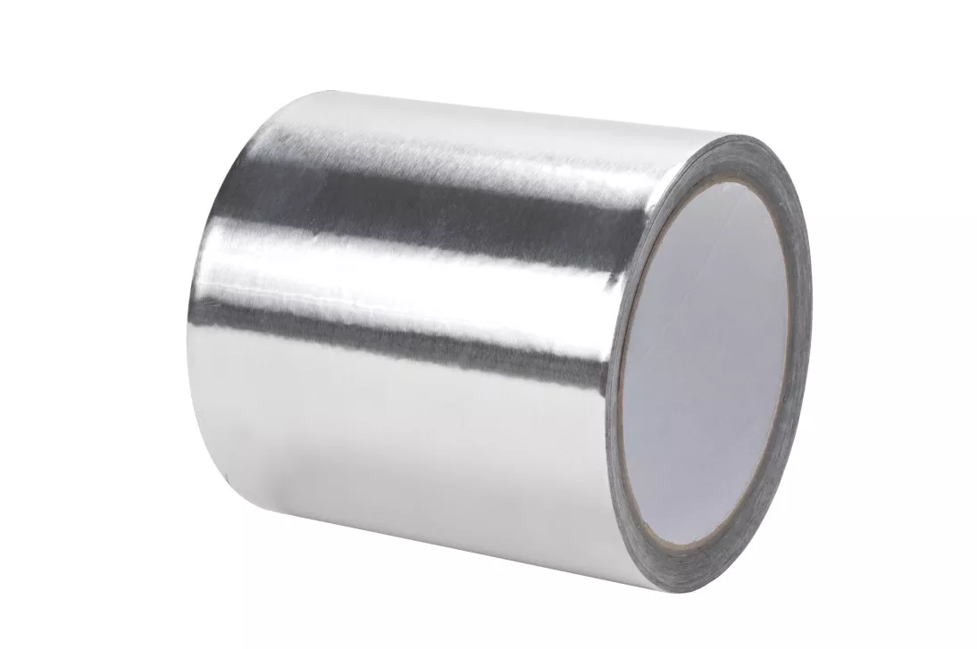 3M™ Aluminum Foil Tape 3367, Silver, 10 1/4 in x 180 yd, 3 mil, 1 roll
per case