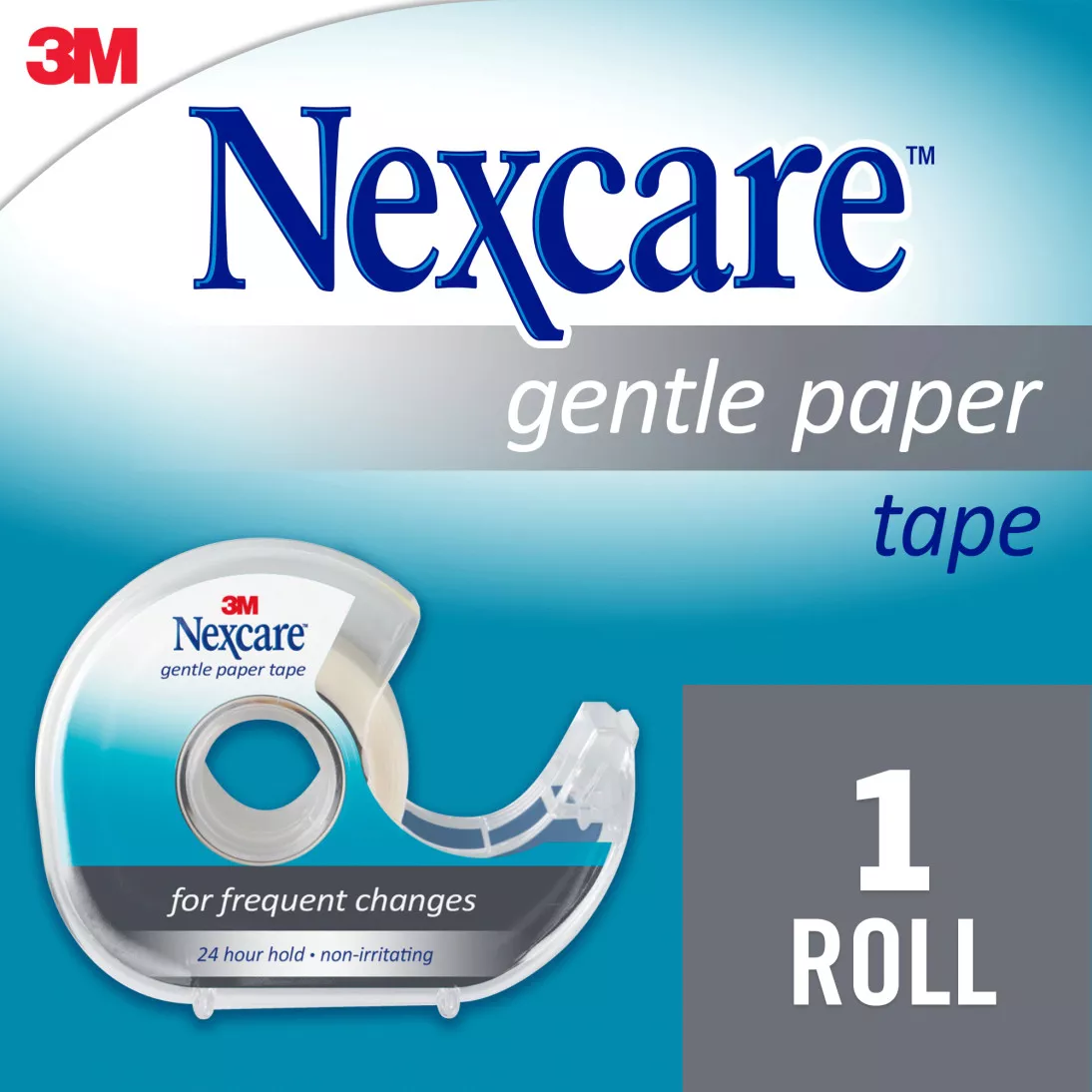 Nexcare™ Gentle Paper Tape Dispenser 789, 3/4 in x 8 yd (19 mm x 7.31
mm)
