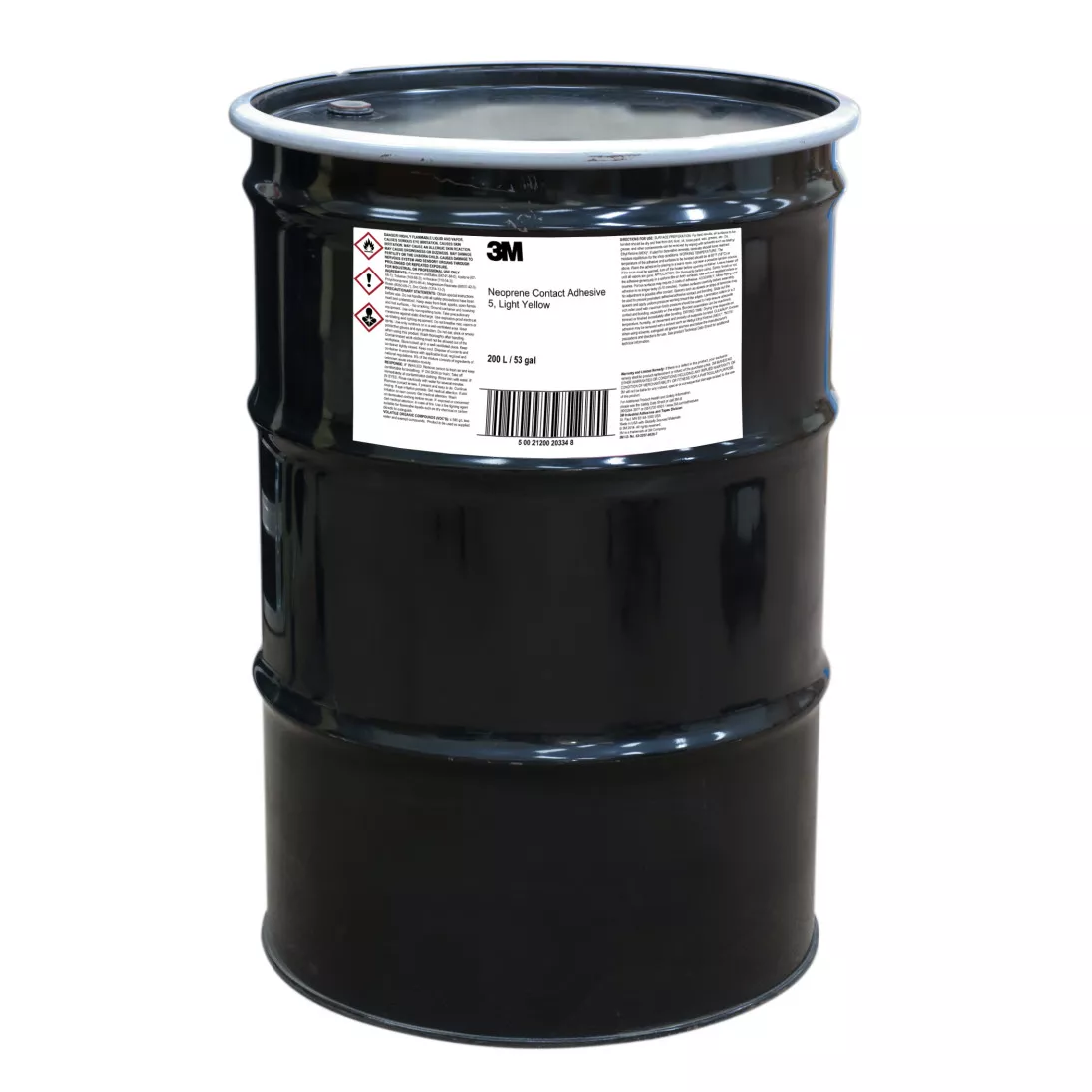 3M™ Neoprene Contact Adhesive 5, Light Yellow, 55 Gallon Agitator Drum
(53 Gallon Net)
