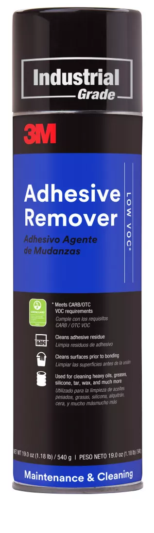 3M™ Adhesive Remover Low VOC <20%, 24 fl oz Can (Net Wt 18.7 oz),
12/Case