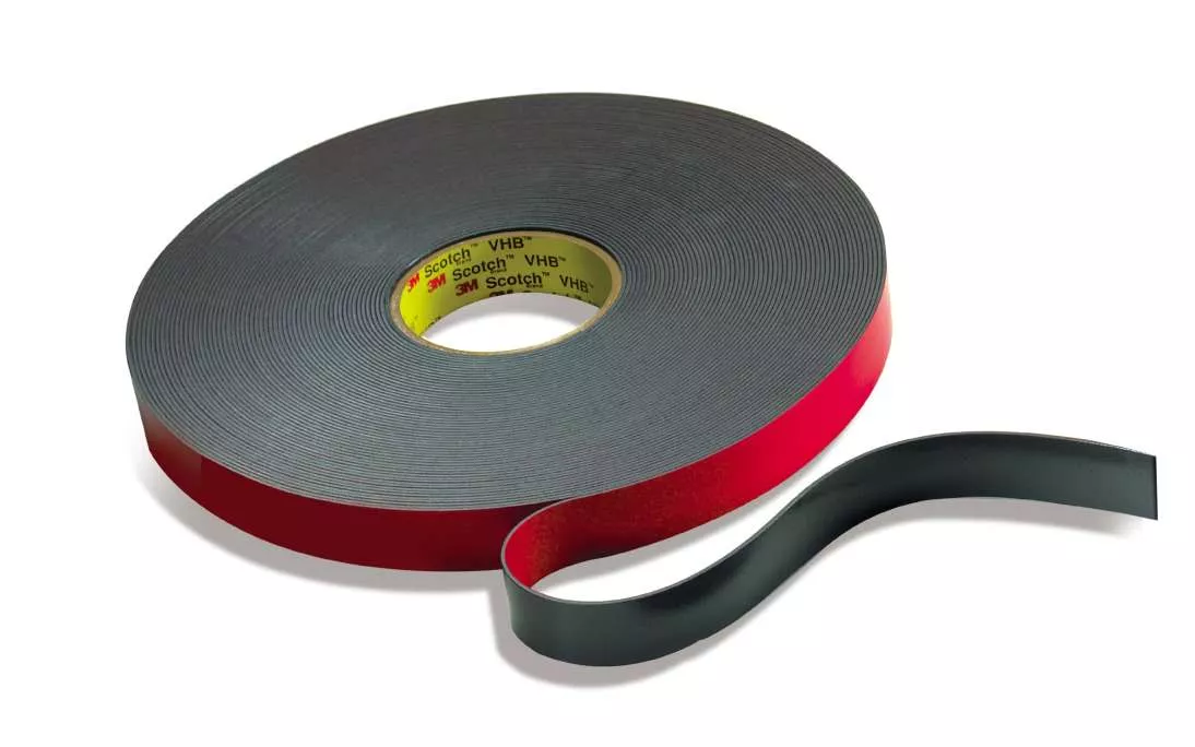 3M™ VHB™ Flame Retardant Tape 5958FR, Black, 1/2 in x 36 yd, 40 mil, 18
rolls per case