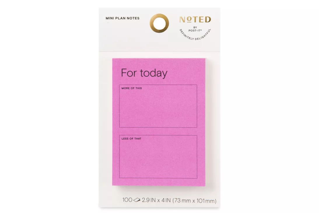 Post-it® Printed Notes NTD-34-FT, 2.9 in x 4 in (73 mm x 101 mm)