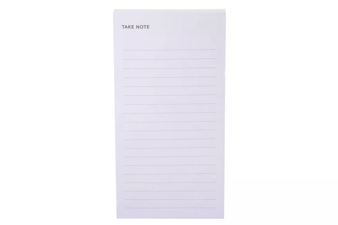 Post-it® Printed Notes NTD-36-GRY, 2.9 in x 5.7 in (73 mm x 144 mm)