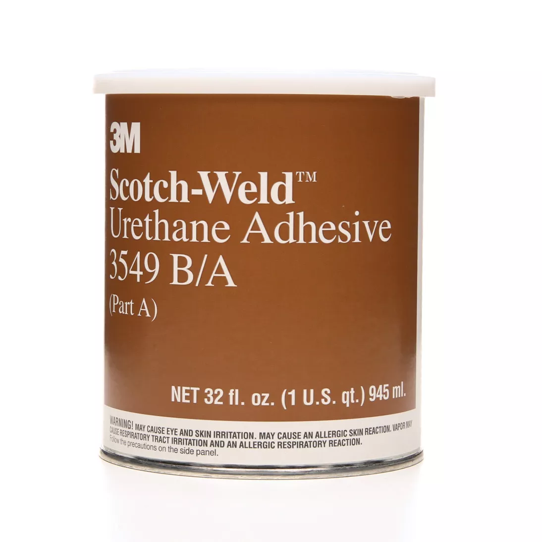3M™ Scotch-Weld™ Urethane Adhesive 3549, Brown, Part B/A, Quart kit,
6/case