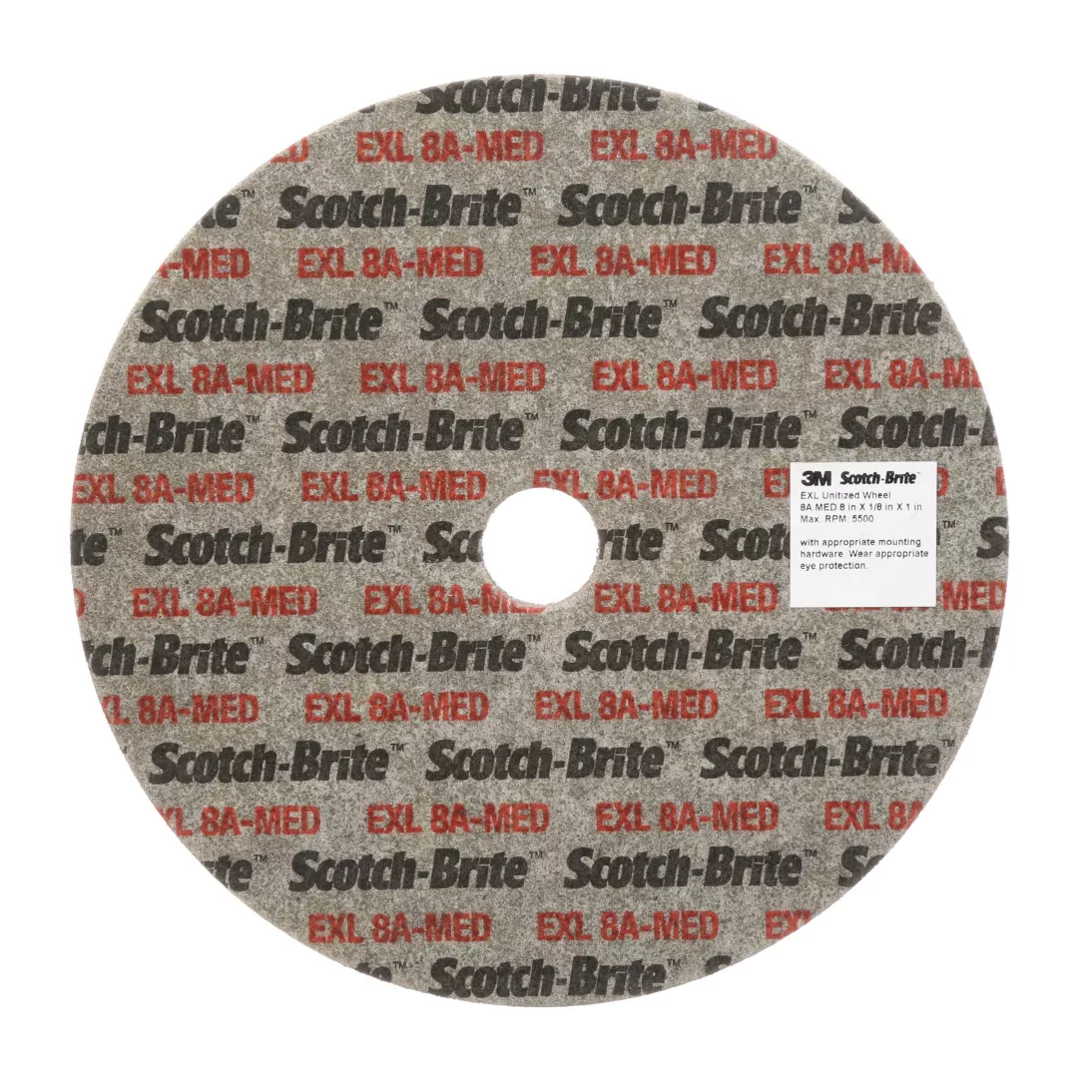 Scotch-Brite™ EXL Unitized Wheel, 2 in x 1/16 in x 1/8 in 8A MED, 60
ea/Case, SPR 022743A