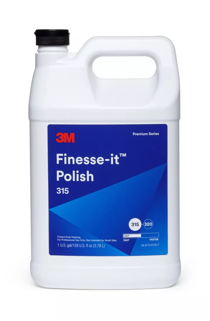 3M™ Finesse-It™ Polish Compound, 315, 77197, 3.785L (1 US gallon), 4 per
case