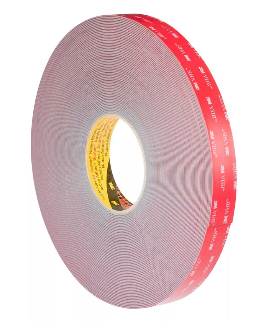 3M™ VHB™ Tape GPH-110GF, Gray, 1/2 in x 36 yd, 45 mil, Film Liner, 18
rolls per case