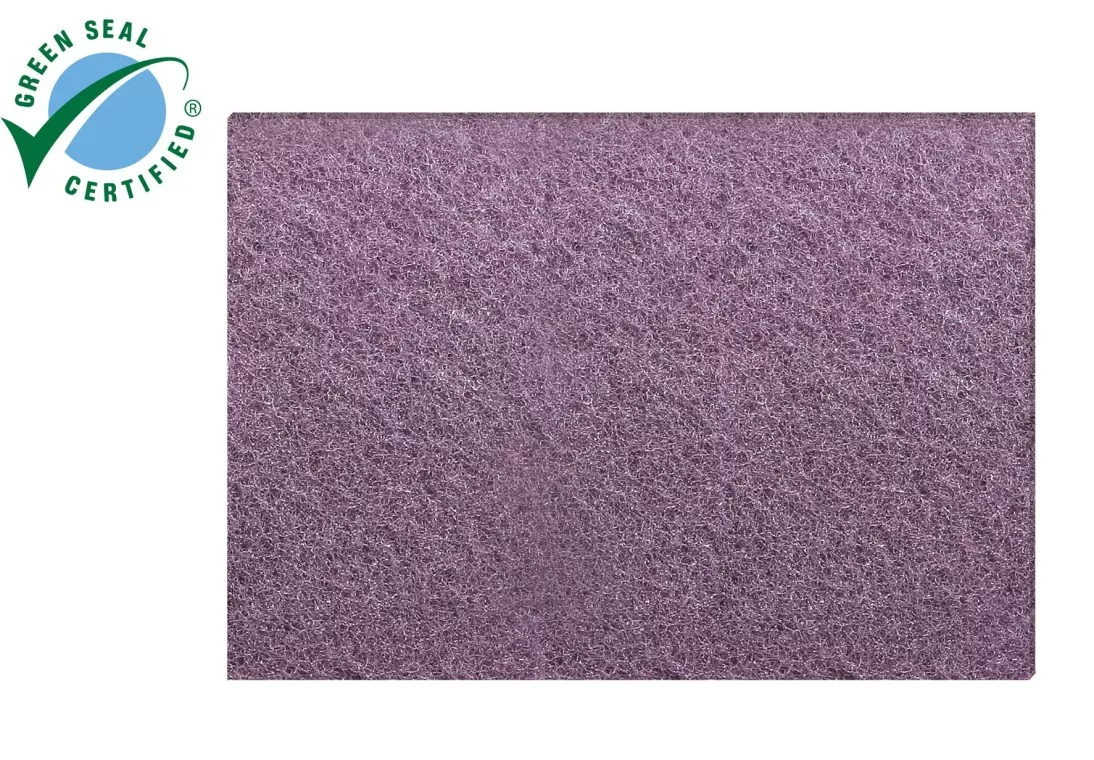 Scotch-Brite™ Purple Diamond Floor Pad Plus, 28 in x 14 in, 5/Case