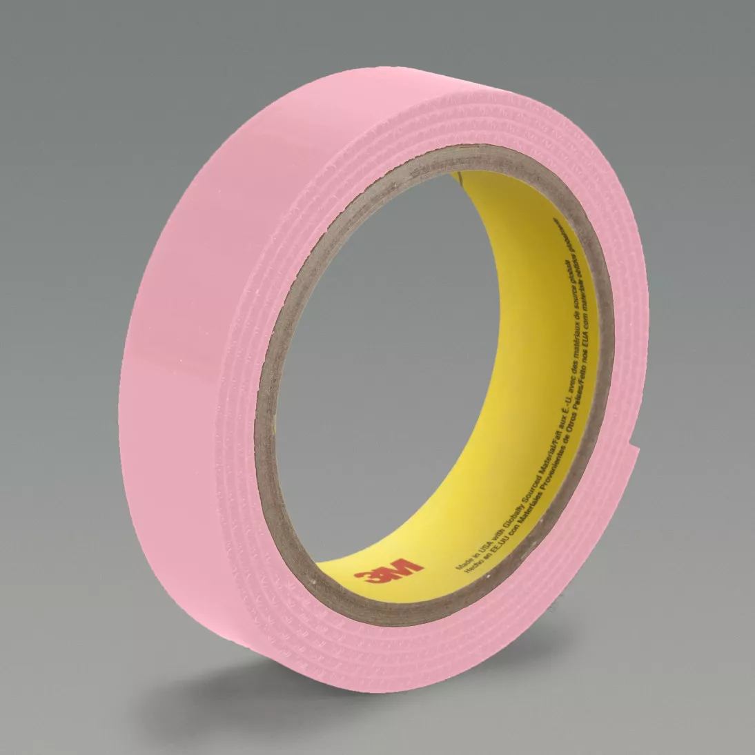 3M™ Loop Fastener SJ3401, Pink, 1 in x 50 yd, 12 rolls per case