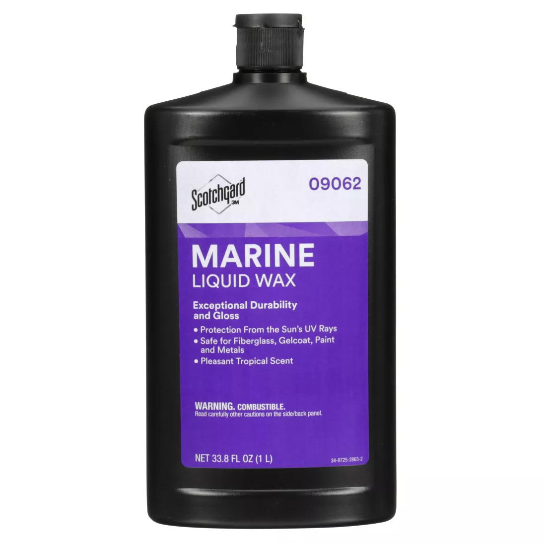 Scotchgard™ Marine Liquid Wax, 09062, 33.8 fl oz (1 L), 6 per case