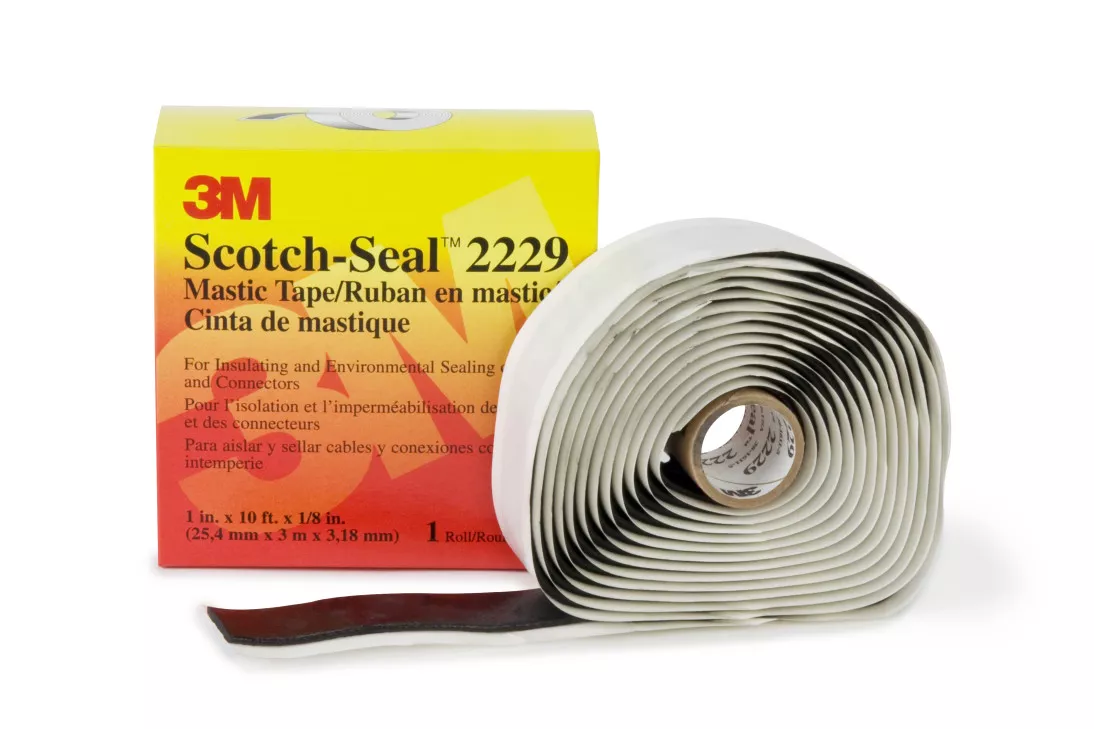 3M™ Scotch-Seal™ Mastic Tape Compound 2229, 3-3/4 in X 3-3/4 in, Black,
25 pads/carton, 100 pads/Case