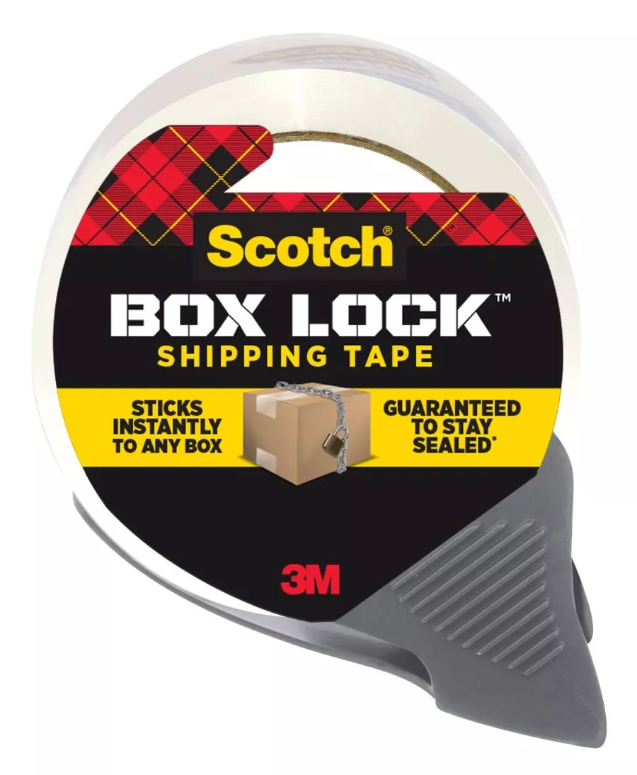 Scotch® Shipping Packaging Tape 3950-RD-12GC, 1.88 in x 54.6 yd (48 mm x 50 m)