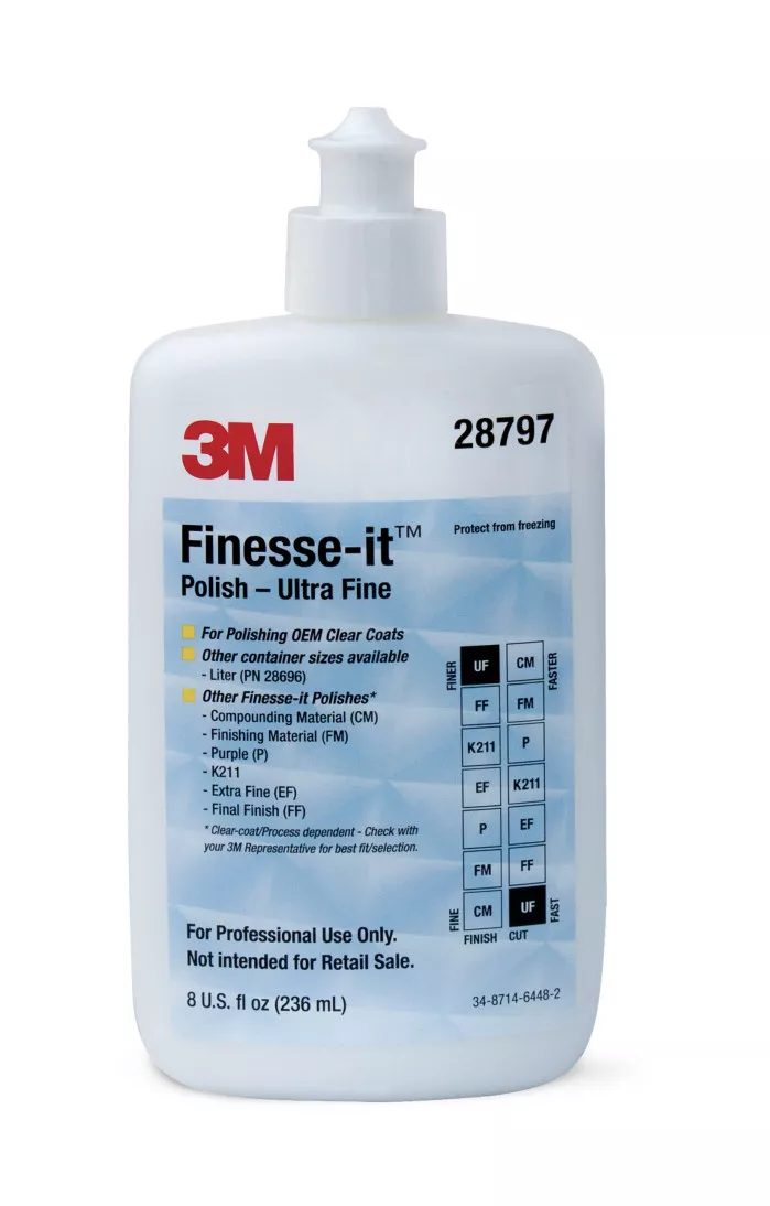 3M™ Finesse-it™ Polish - Ultra Fine, 28797, 8 oz, 4 per case
