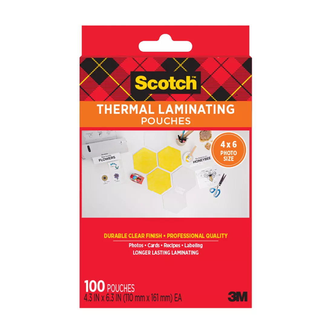 Scotch™ Thermal Pouches TP5900-100, for 4