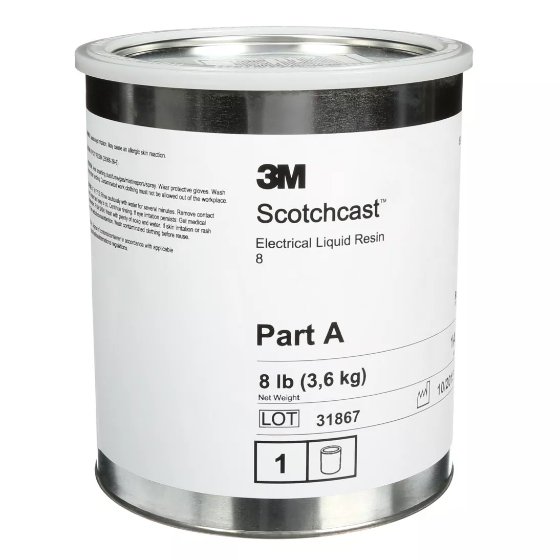 3M™ Scotchcast™ Electrical Resin 8N, Part B, 40 lbs/pail