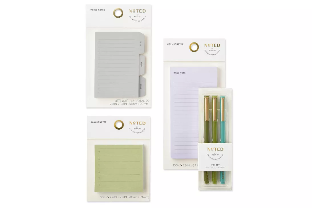 Post-it® Printed Notes NTD-LGSET-GRN