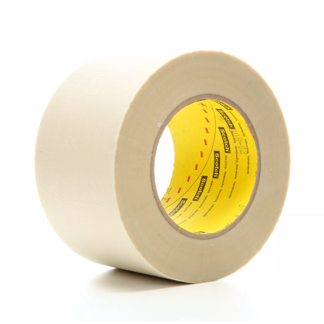 3M™ Glass Cloth Tape 361, White, 3 in x 60 yd, 6.4 mil, 12 rolls per
case