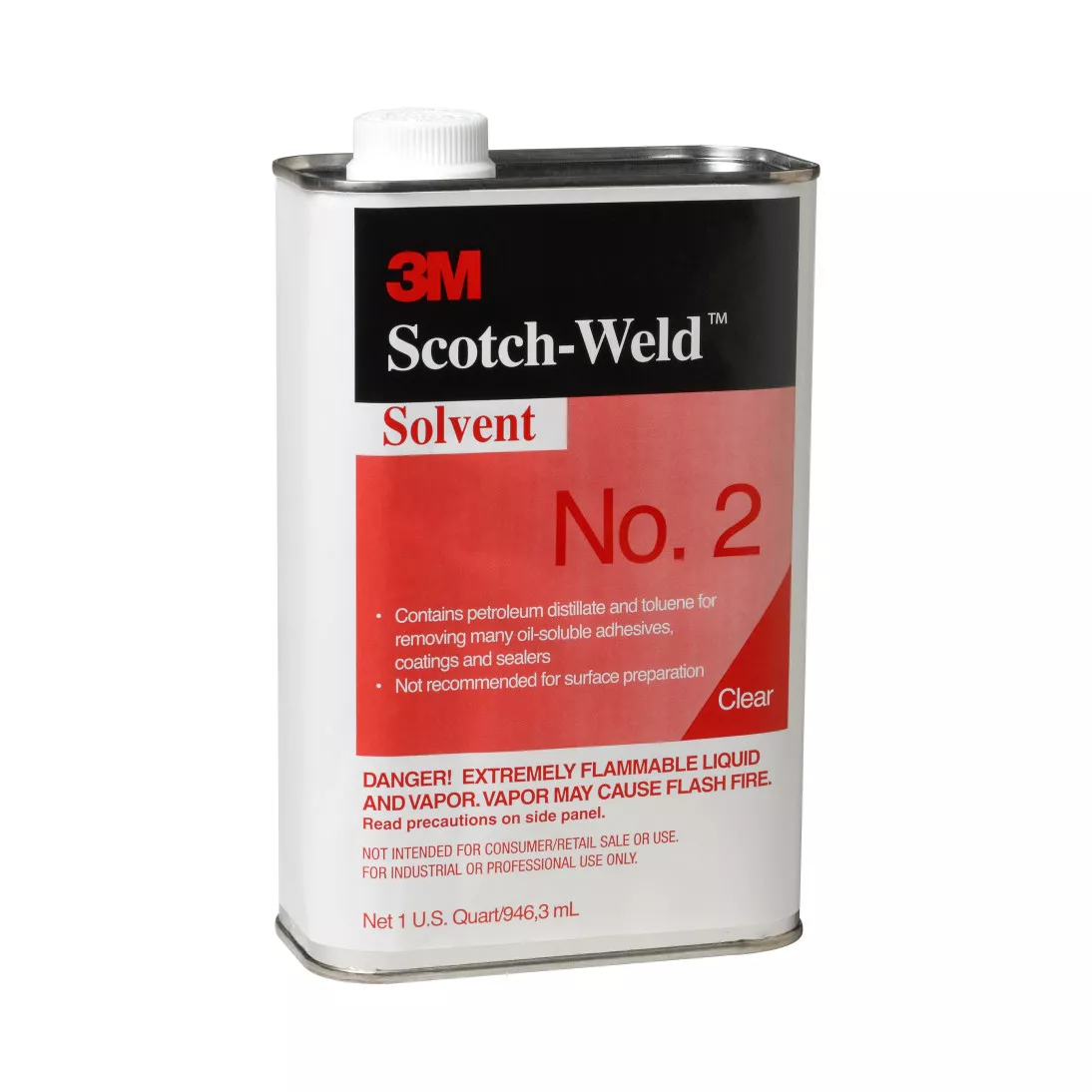 3M™ Solvent 2, Clear, 1 Gallon Can, 1/case