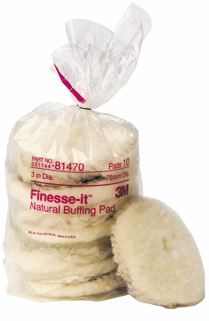 3M™ Finesse-it™ Natural Buffing Pad 82531, 7 in, 10 ea/Case