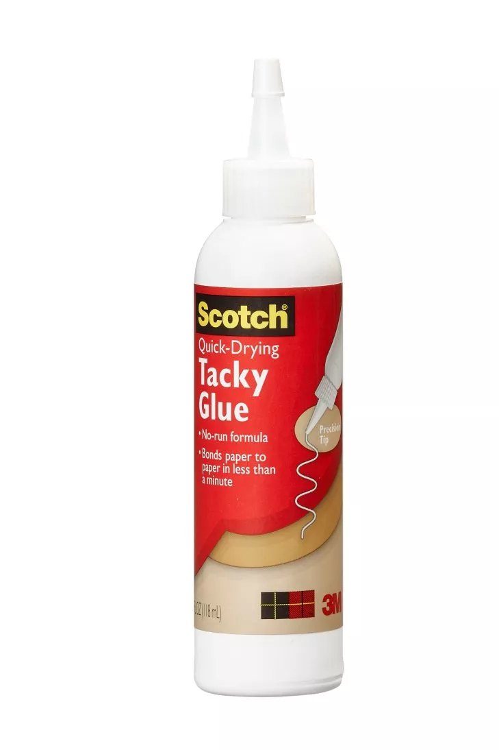Scotch® Quick Drying Tacky Glue 6052-B, 4 fl oz (118 mL)