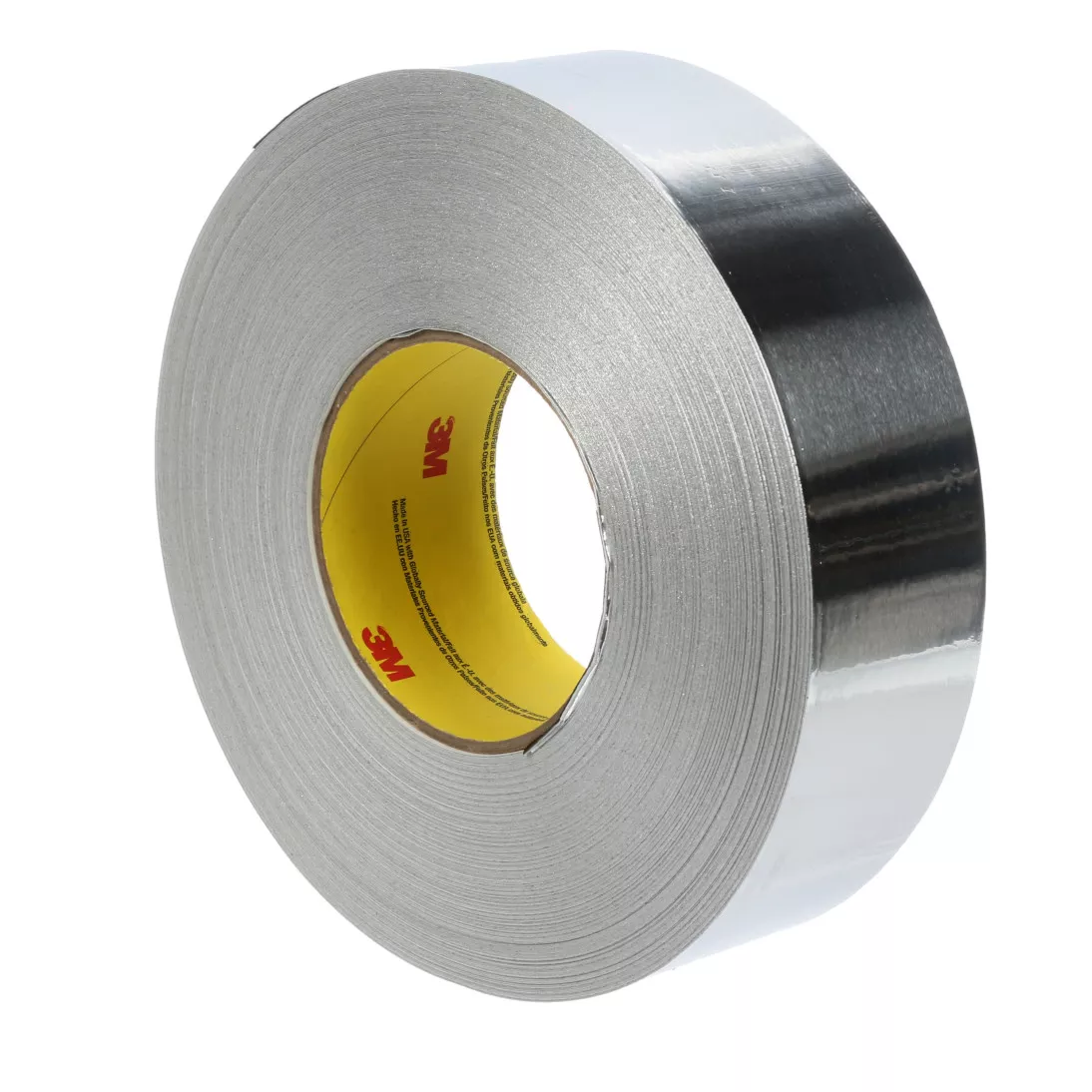 3M™ Aluminum Foil Tape 2C120, Silver, 99 mm x 45.7 m, 1.8 mil, 12 rolls
per case