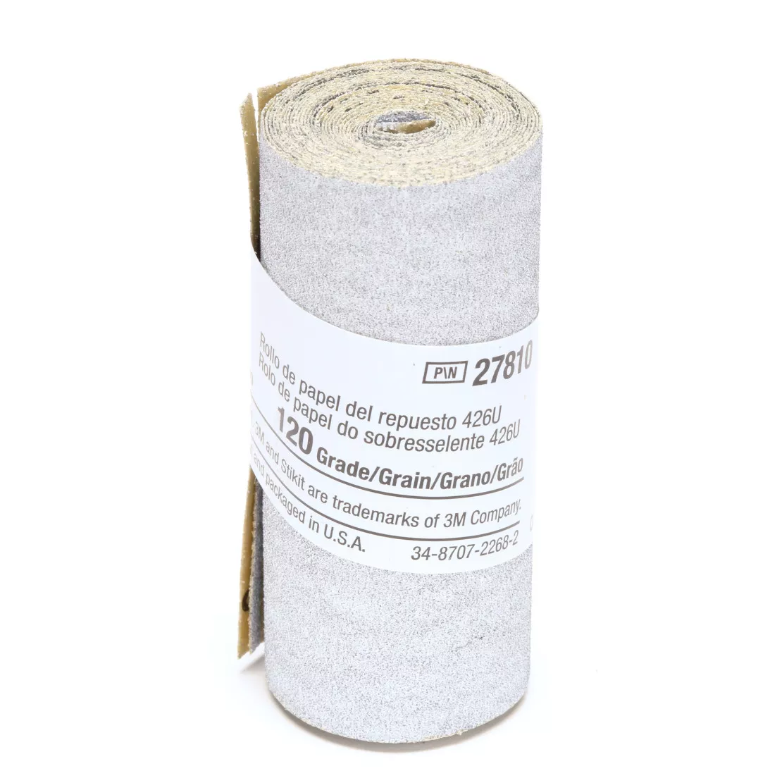 3M™ Stikit™ Paper Refill Roll 426U, 120 A-weight, 2-1/2 in x 70 in, 10
per inner 50 per case
