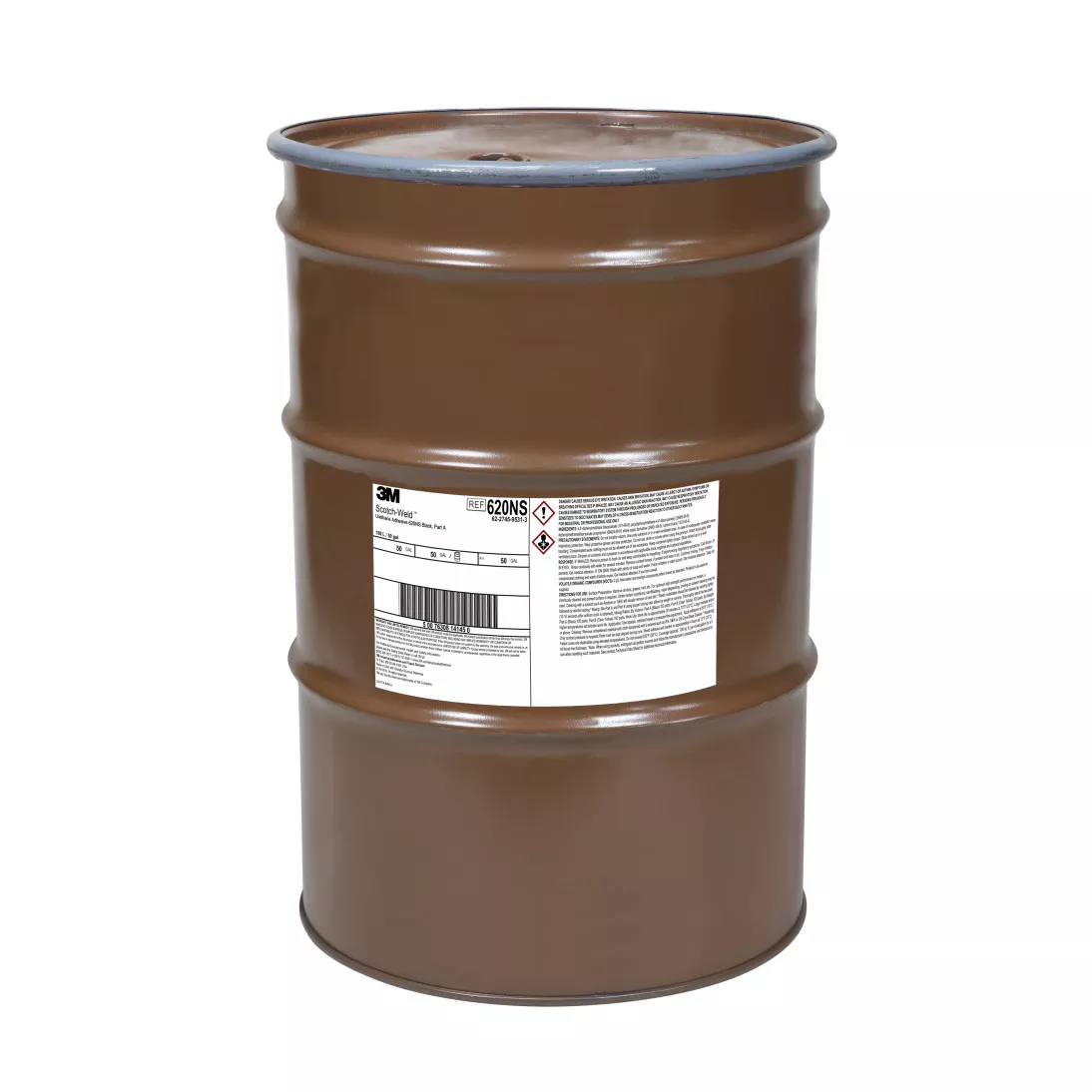 3M™ Scotch-Weld™ Urethane Adhesive 620NS, Black, Part A, 55 Gallon Drum
(50 Gallon Net)