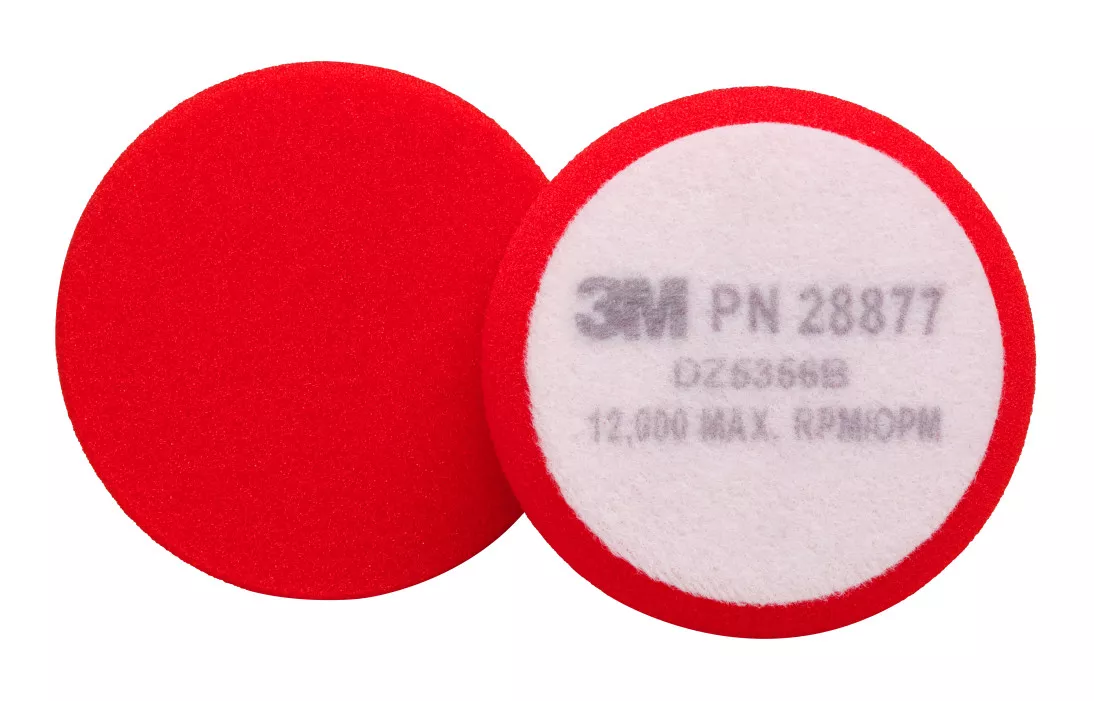 3M™ Finesse-it™ Buffing Pad Flat Face 28877, 3-1/2 in, Red Foam, 10 per
inner 50 per case