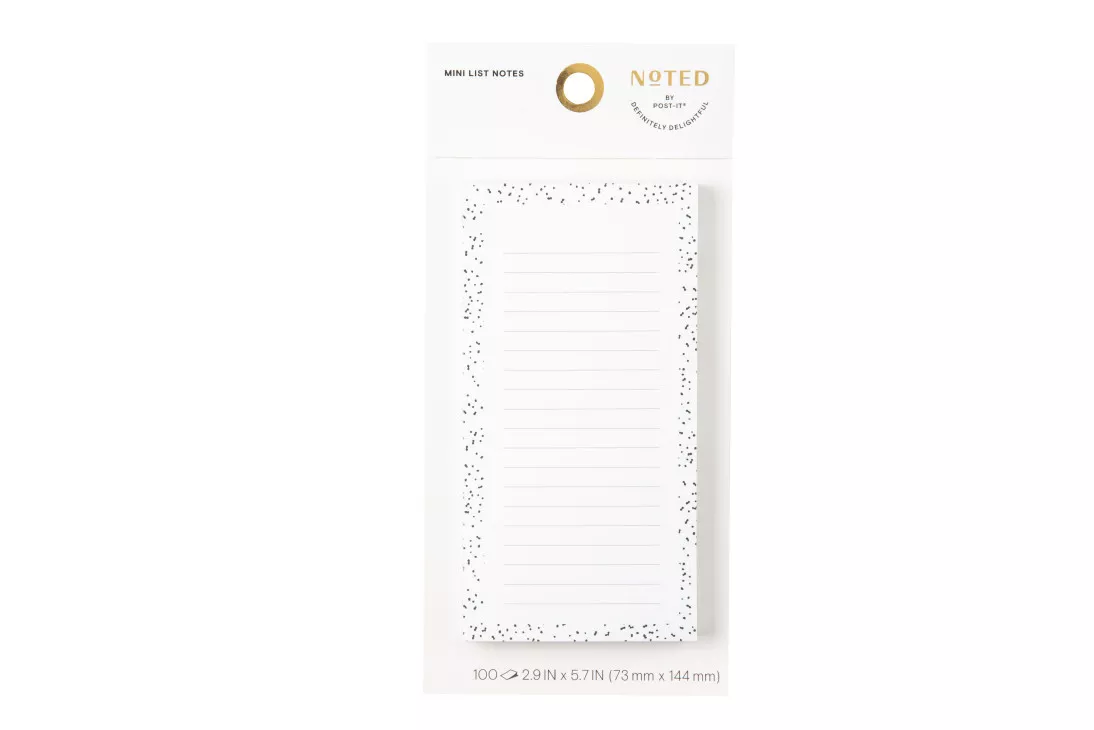 Post-it® Printed Notes NTD5-36-DOT, 2.9 in x 5.7 in (73 mm x 144 mm)