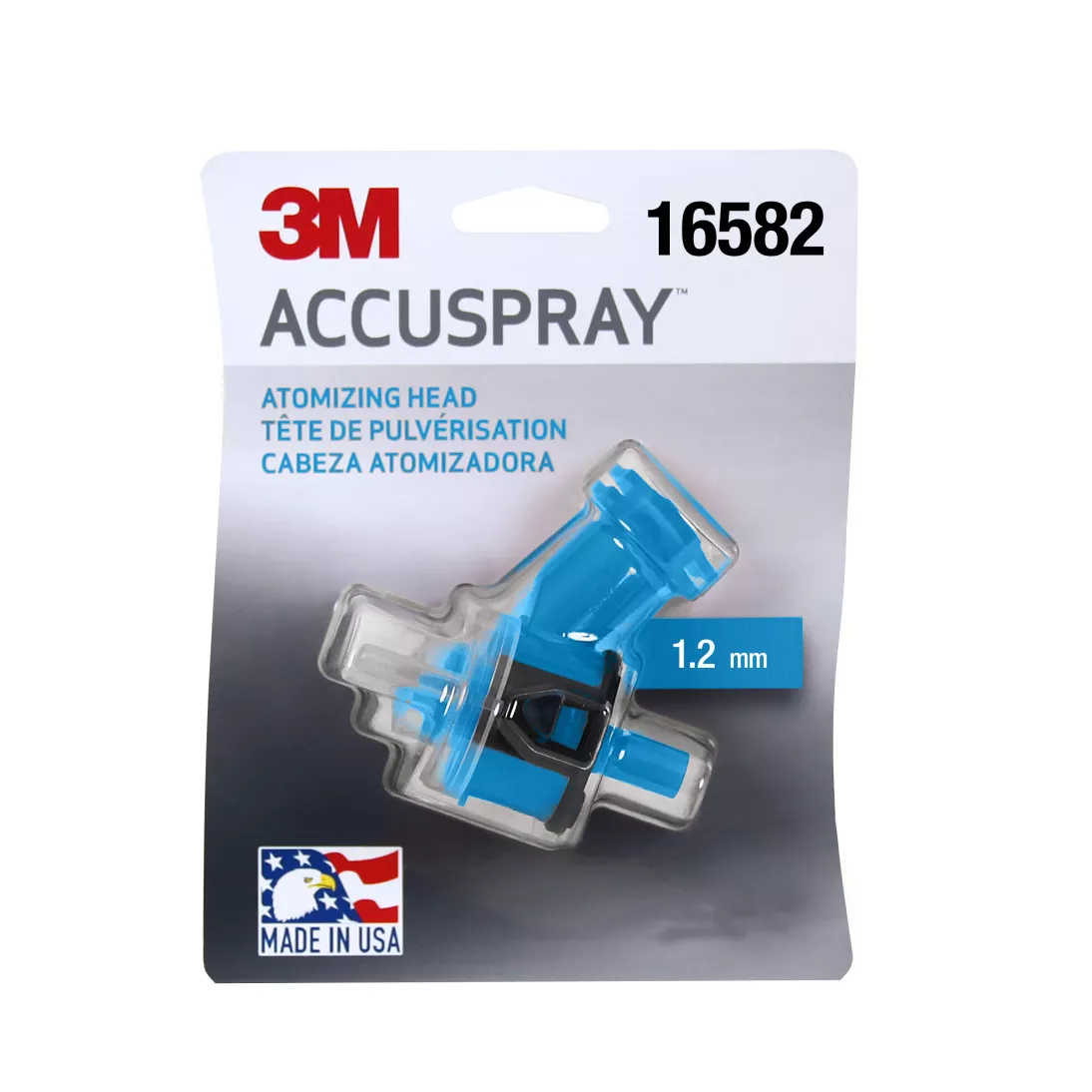 3M™ Accuspray™ Atomizing Head, 16582, Blue, 1.2 mm, 10 per case