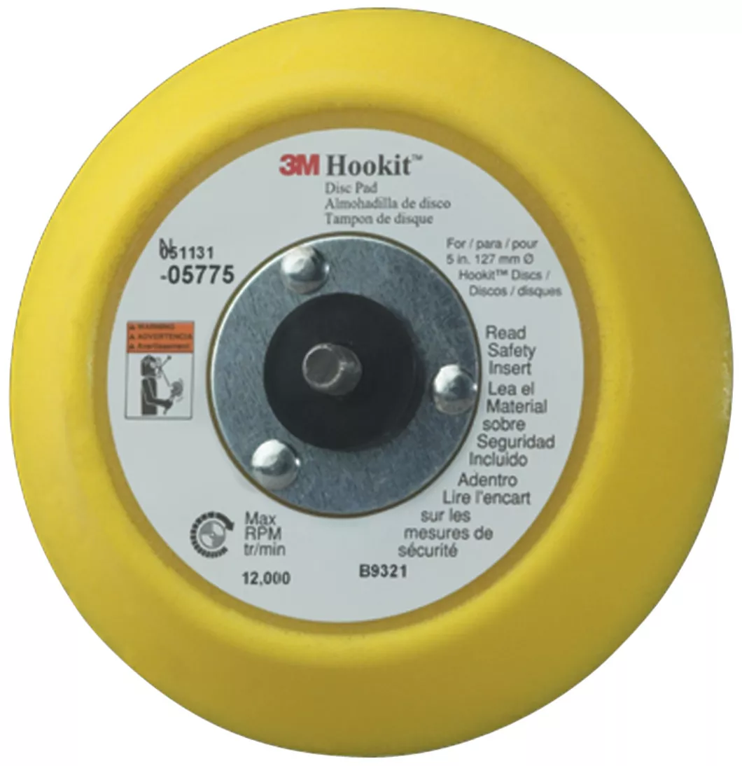 3M™ Hookit™ Bowling BaII Disc Pad 28844, 5 in x 1-1/4 in x 5/16-24
external, 5 ea/Case