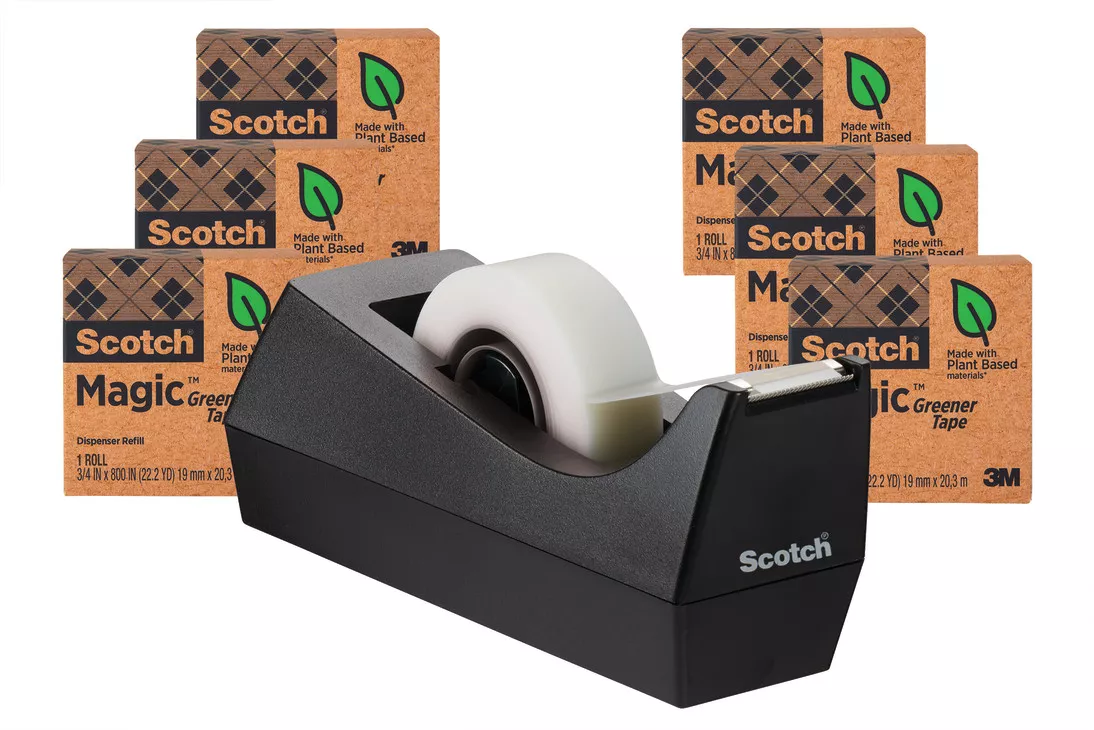 Scotch® Magic™ Greener Tape 812-6PC38, 3/4 in x 900 in (19 mm x 22,8 m)