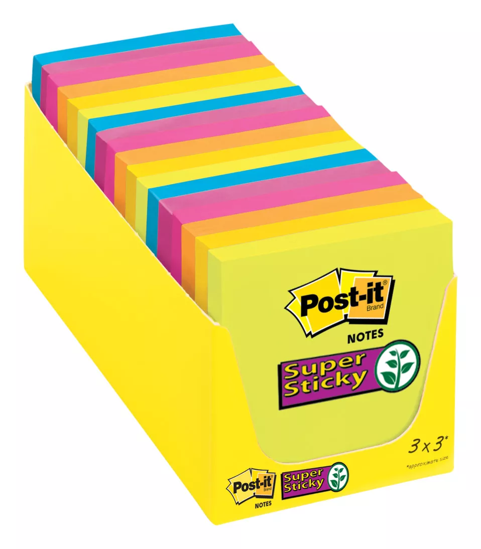 Post-it® Super Sticky Notes 654-SSMPDQ