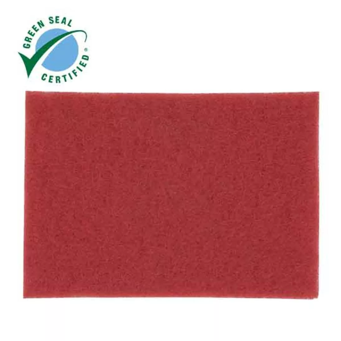 3M™ Red Buffer Pad 5100, 12 in x 18 in, 5/Case