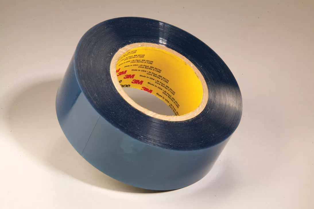 3M™ Polyester Tape 8905, Blue, 27 in x 72 yd, 6.4 mil, 1 roll per case