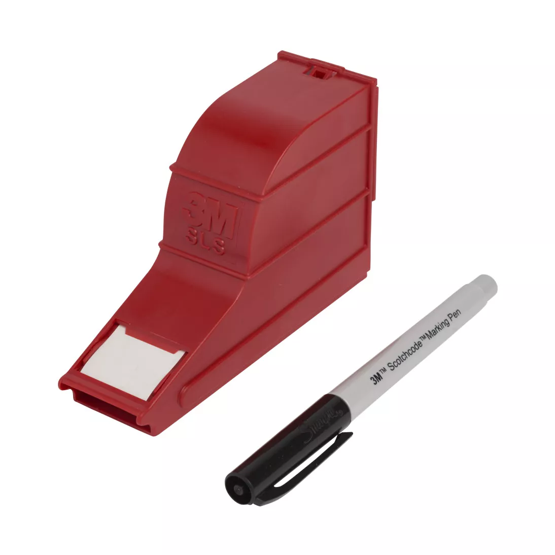 3M™ ScotchCode™ Wire Marker Write-On Dispenser with Tape and Pen SLS,
1.0 in x 2.125 in, 10/Case