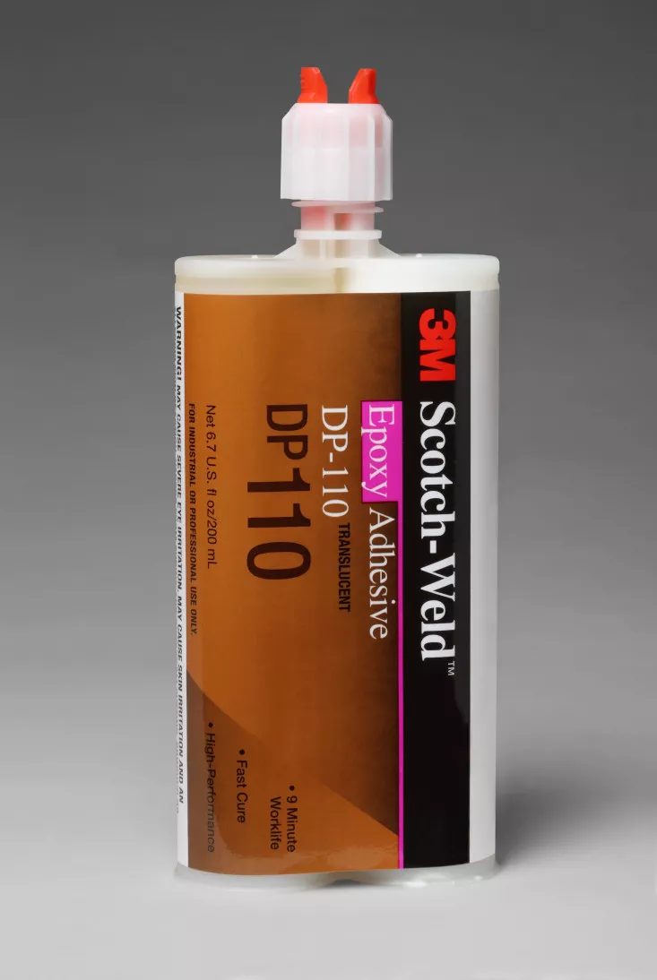 3M™ Scotch-Weld™ Epoxy Adhesive DP110, Translucent, 200 mL Duo-Pak,
12/case