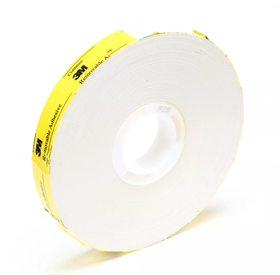 Scotch® ATG Repositionable Double Coated Tissue Tape 928, Translucent
White, 1/2 in x 36 yd, 2 mil, 12 rolls/inner, 6 inners/case