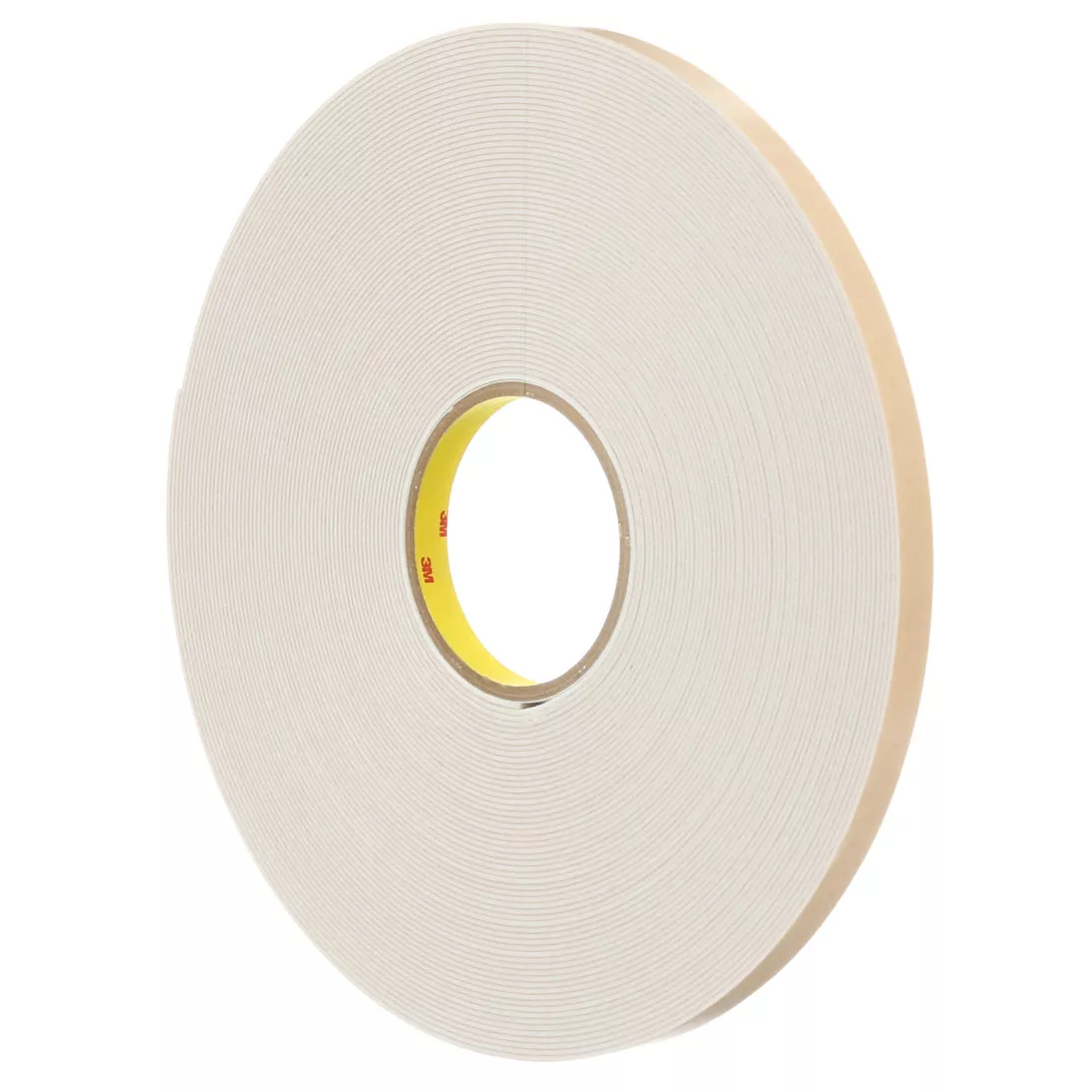 3M™ Double Coated Polyethylene Foam Tape 4496W, White, 54 in x 36 yd, 62
mil, 1 roll per case