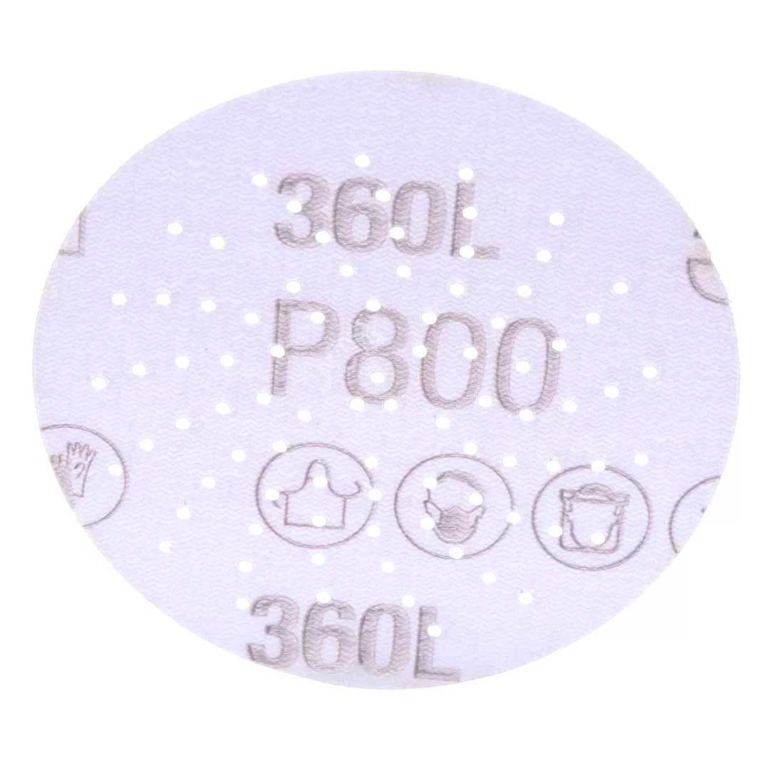 3M™ Hookit™ Clean Sanding Disc 360L, P800, 3 in, Die 300LG, 100 per
inner, 500 per case