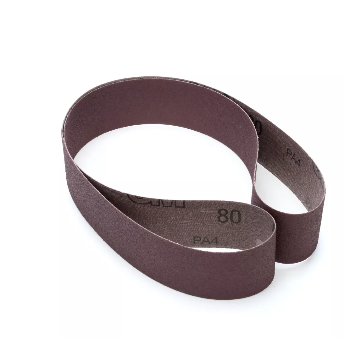 3M™ Cloth Belt 341D, 4 in x 36 in 80 X-weight, 50 per case