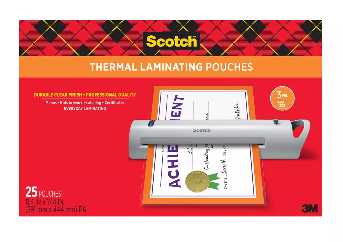 Scotch™ Thermal Pouches TP3856-25-PDQ
