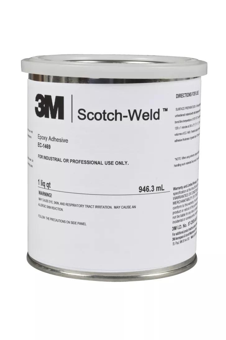 3M™ Scotch-Weld™ Epoxy Adhesive 1469, Cream, 1 Quart Can, 12/case