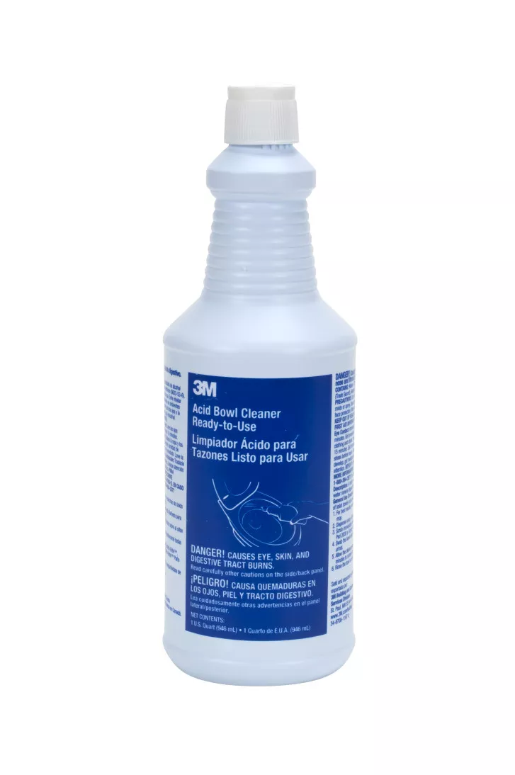 3M™ Acid Bowl Cleaner, Ready-to-Use, 1 Quart, 12/Case