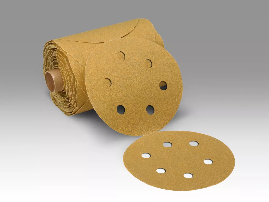 3M™ Stikit™ Paper Disc Roll 363I, 6 in x NH, 6 Hole, 80 F-weight, D/F,
600HZ, 100 Discs/Roll, 4 Rolls/Case