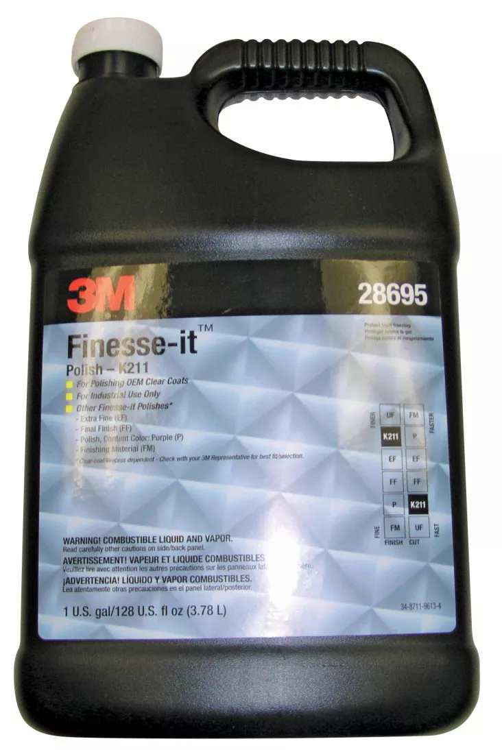 3M™ Finesse-it™ Polish - K211, 28695, Gallon, 4 ea/Case