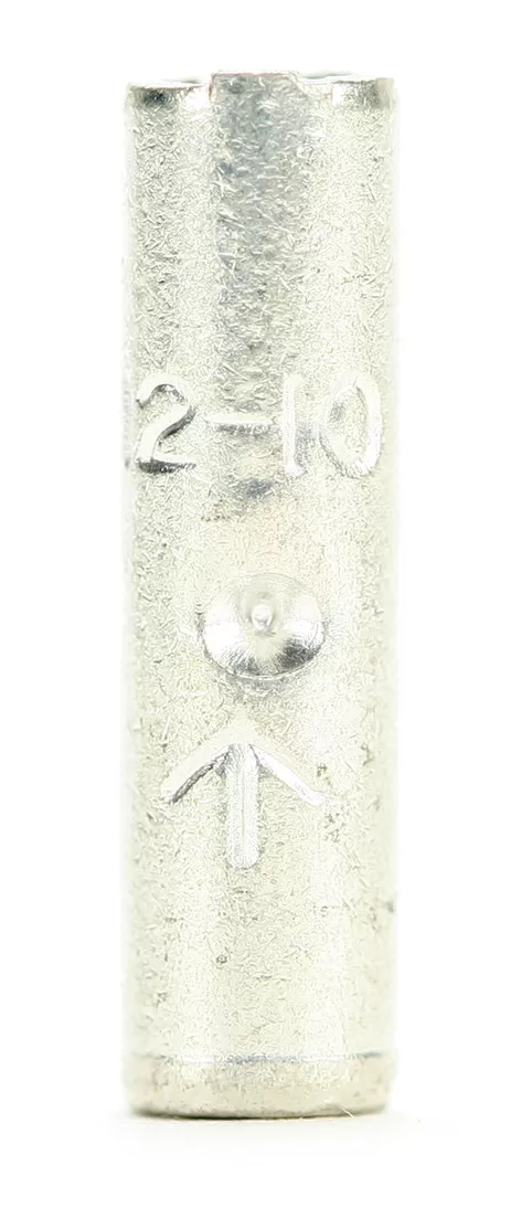 3M™ Scotchlok™ Butt Connector Non-Insulated, 50/bottle, MU10BCX,
built-in wire stop for correct positioning, 500/Case