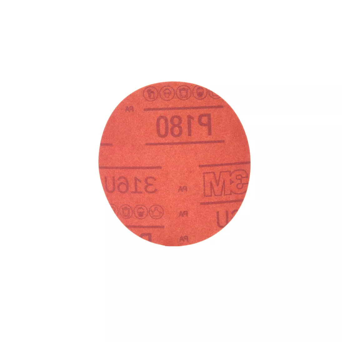3M™ Hookit™ Red Abrasive Disc, 01298, 5 in, P180, 50 discs per carton, 6
cartons per case