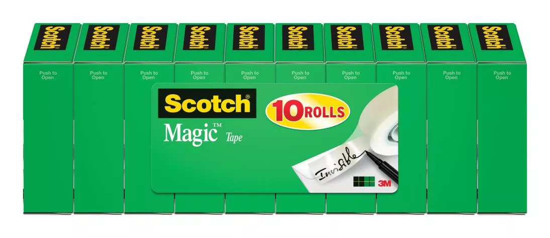 Scotch® Magic™ Tape 810S10, 3/4 in x 800 in, 10 pk