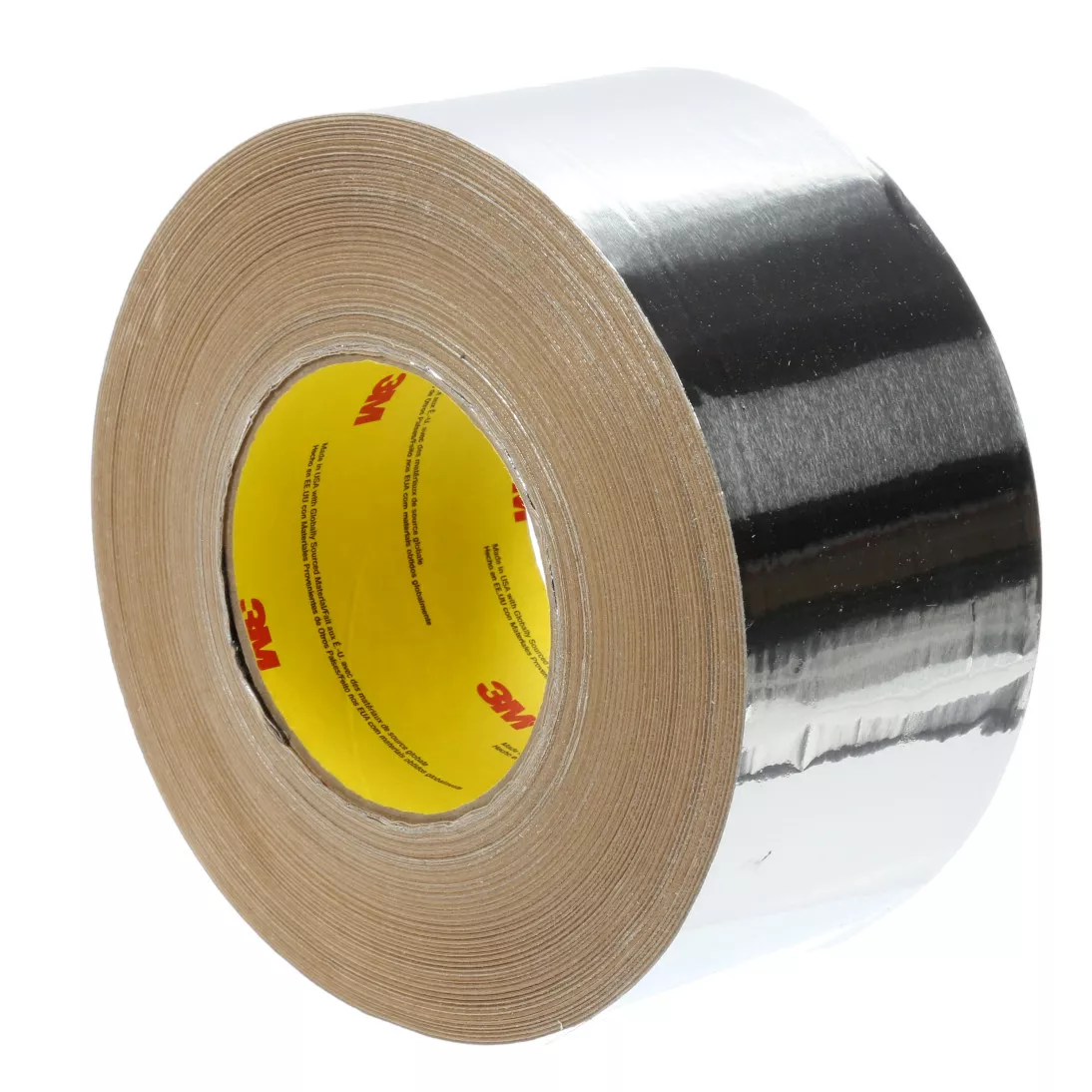 3M™ Venture Tape™ Aluminum Foil Tape 1521CW, Silver, 99 mm x 45.7 m, 2.8
mil, 12 rolls per case
